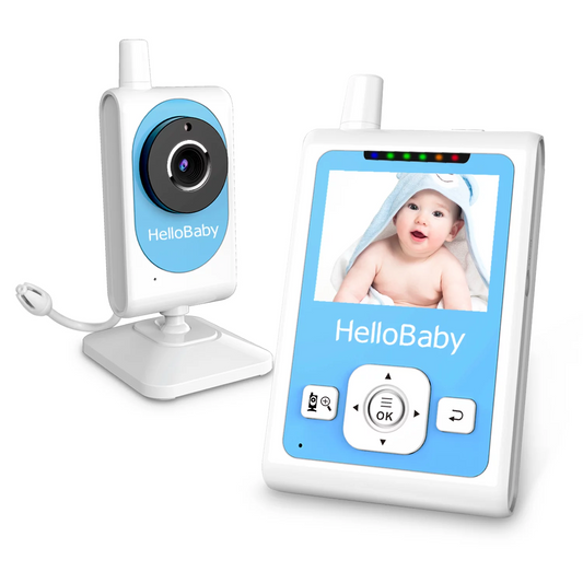 Hello Baby Monitor Con Cámara Y Audio, Monitor De Bebé De Vi