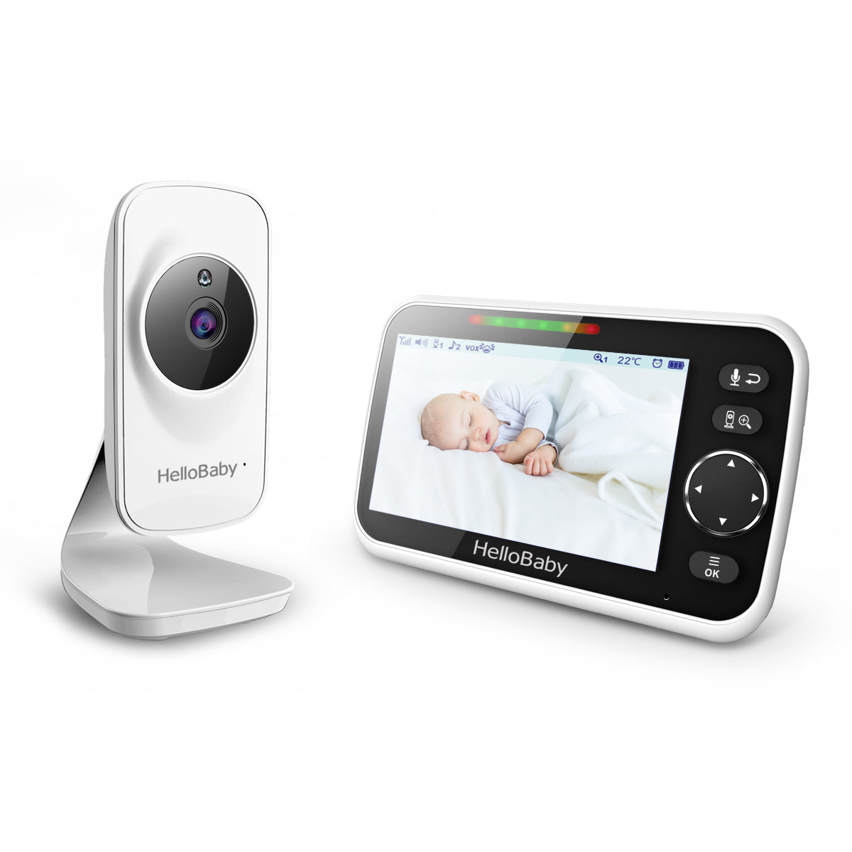 HelloBaby 5 Video Baby Monitor HB6550 Baby Monitor Review - Consumer  Reports